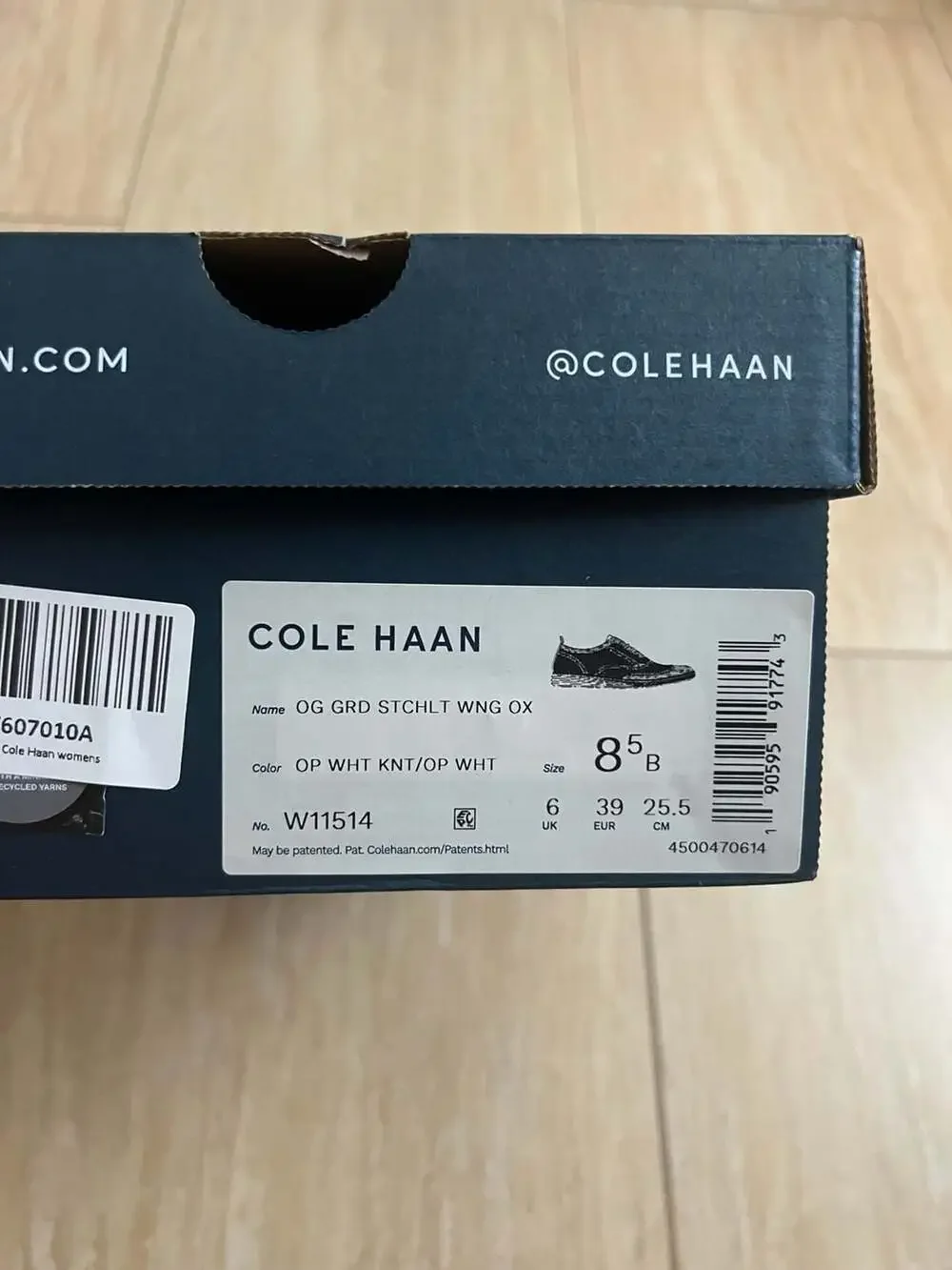 Cole Haan Women's ØriginalGrand Stitchlite Wingtip Shoes Optic White Size 8.5W
